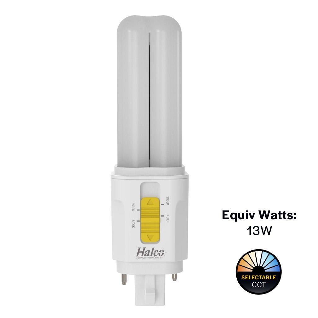 LED Double Tube Omni-Directional Plug-In Lamp G24D 2-Pin Base 3000K-3500K-4000K-5000K 5.5 Watt (13W Equivalent) Hybrid Type A (Magnetic Ballast) - Type B, Non-Dimmable LED Double Tube Omni-Directional Plug-In Lamp G24D 2-Pin Base 3000K-3500K-4000K-5000K 5.5 Watt (13W Equivalent) Hybrid Type A (Magnetic Ballast) - Type B, Non-Dimmable