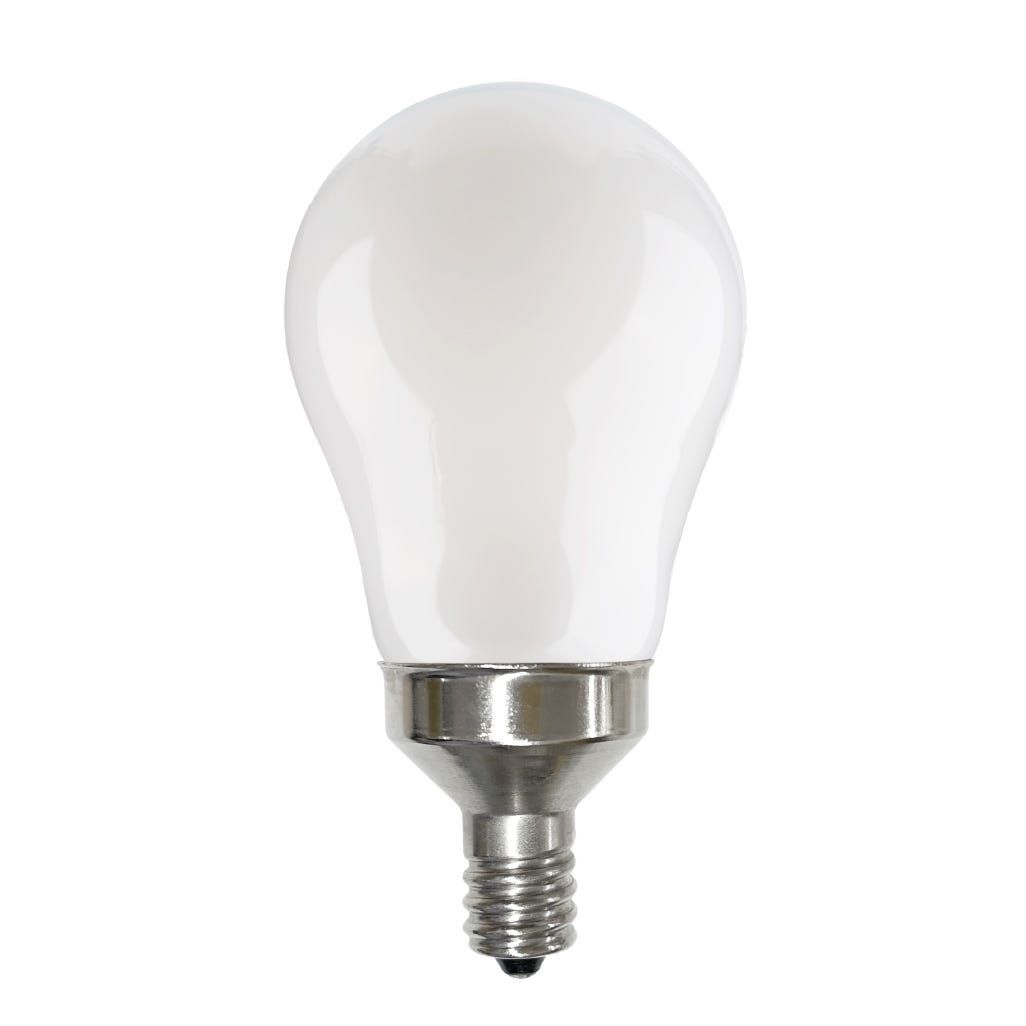 LED Filament A15 Bulb Candelabra (E12) Base 5000K 8.8W 800 Lumens (60W Equiv) Frosted Dimmable T20 Gen-4 LED Filament A15 Bulb Candelabra (E12) Base 5000K 8.8W 800 Lumens (60W Equiv) Frosted Dimmable T20 Gen-4