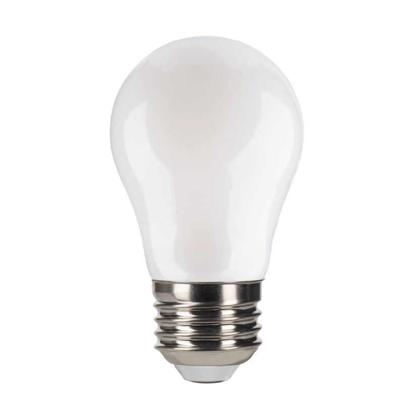 LED Filament A15 Bulb Medium (E26) Base 5000K 5W 450 Lumens (40W Equiv) Frosted Dimmable T20 Gen-4