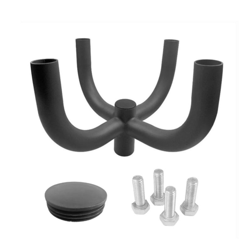 Quad Bullhorn 90 Degree for Square & Round Steel Poles (Round Pole Requires Tenon Top Mount sold Separately MAX EPA: 1.5 Quad Bullhorn 90 Degree for Square & Round Steel Poles (Round Pole Requires Tenon Top Mount sold Separately MAX EPA: 1.5