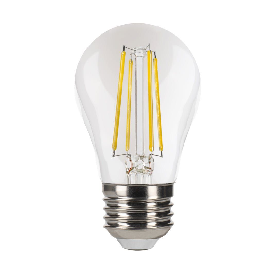 LED Filament A15 Bulb Medium (E26) Base 3000K 5W 450 Lumens (40W Equiv) Clear Dimmable T20 Gen-4