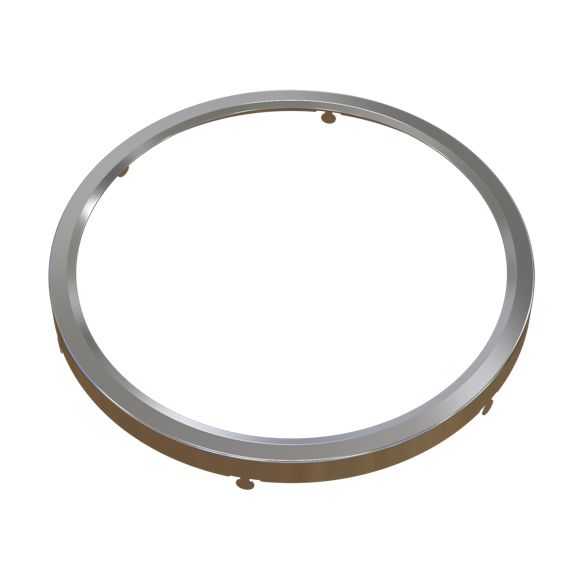 Surface Mount Disk 9in Round Trim Brushed Nickel