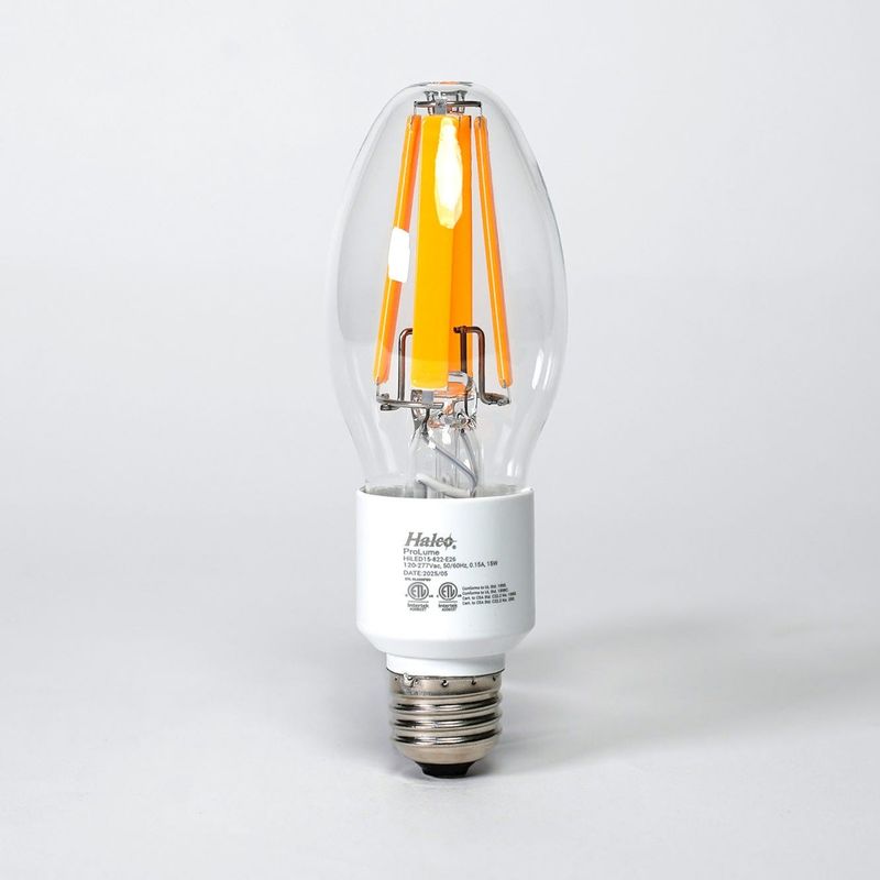 LED HID Filament ED17 Lamp 15W 2200K E26 Base 2250 Lumens