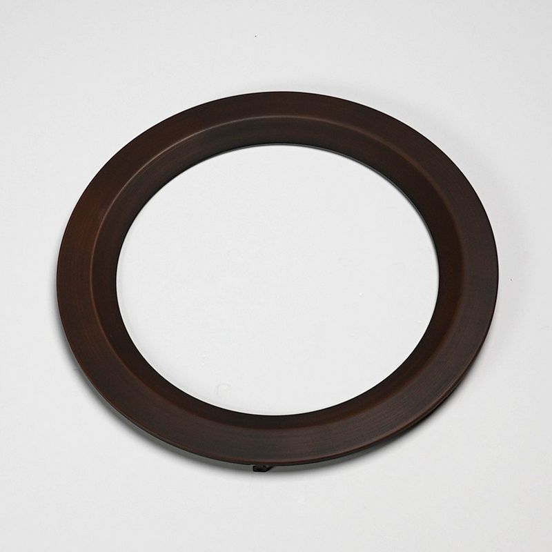Recessed Smooth Replacement Trim 8in Bronze for Slim Downlights (CSDL, DFDLS)