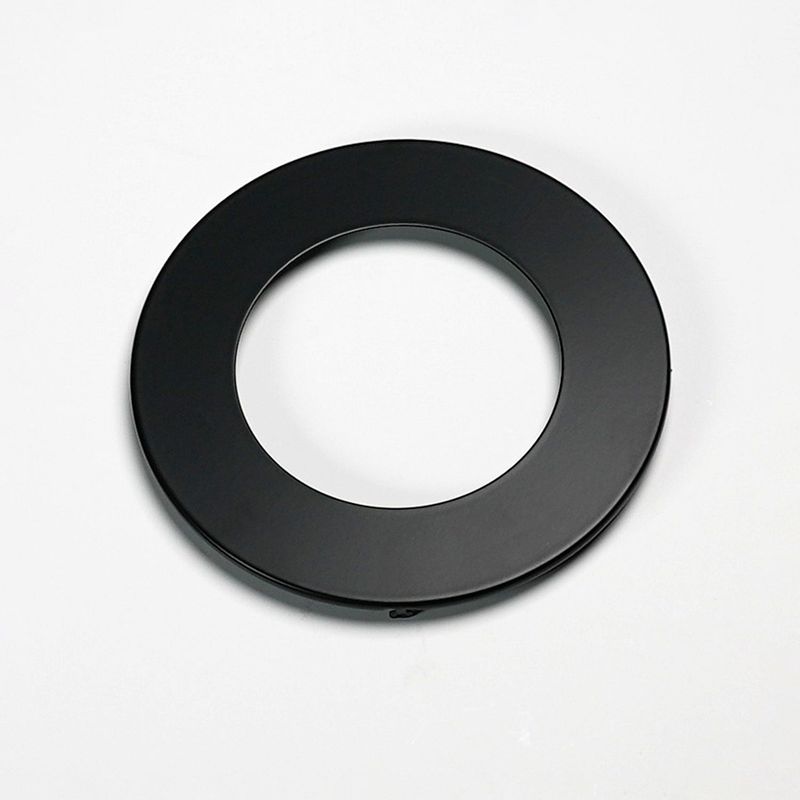 Flat Smooth Replacement Trim 4in Black for Slim Downlights (CSDL, FSDLS)