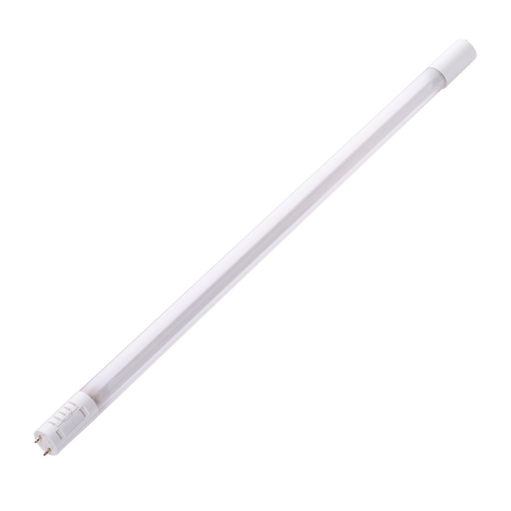 Topaz LED T8 24in Linear Tube Type B Bypass Single-Double Ended 9W 5-CCT Selectable 1150lm Medium Bi-Pin G13 PET Coated