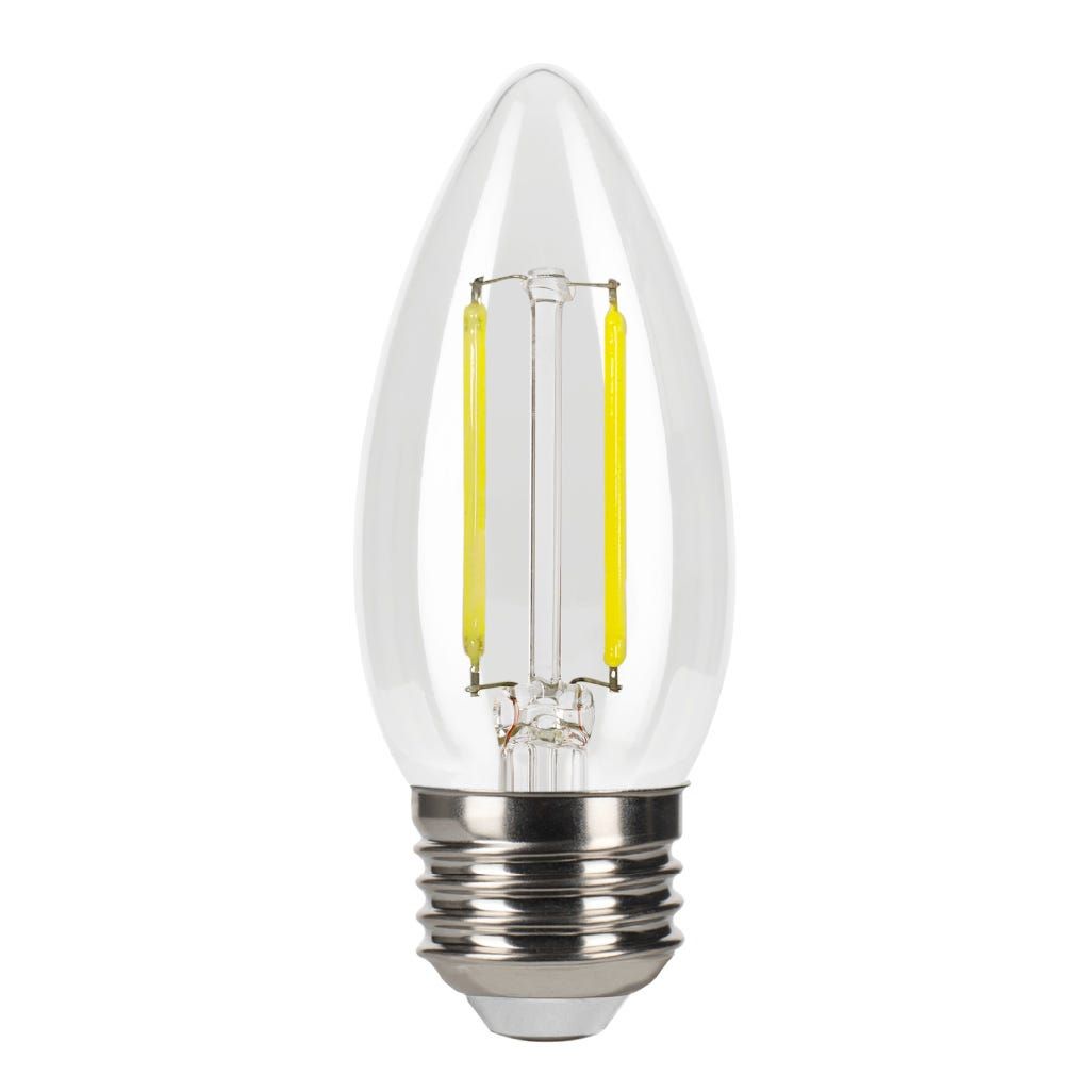 LED Filament Bullet B11 Bulb Medium (E26) Base 5000K 3.3W 300 Lumens (40W Equiv) Clear Dimmable T20 Gen-4 LED Filament Bullet B11 Bulb Medium (E26) Base 5000K 3.3W 300 Lumens (40W Equiv) Clear Dimmable T20 Gen-4