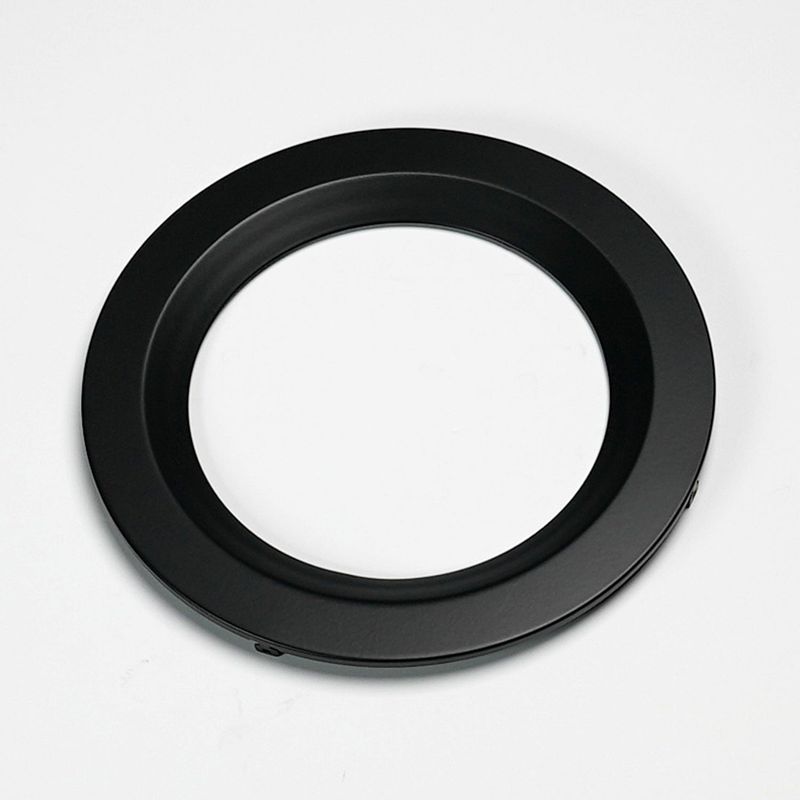 Recessed Smooth Replacement Trim 6in Black for Slim Downlights (CSDL, DFDLS)