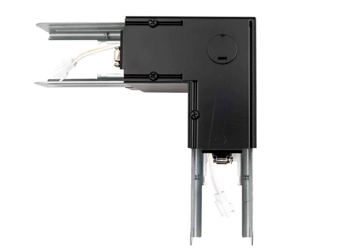 Topaz L Shape Connector Black for Architectural Strip