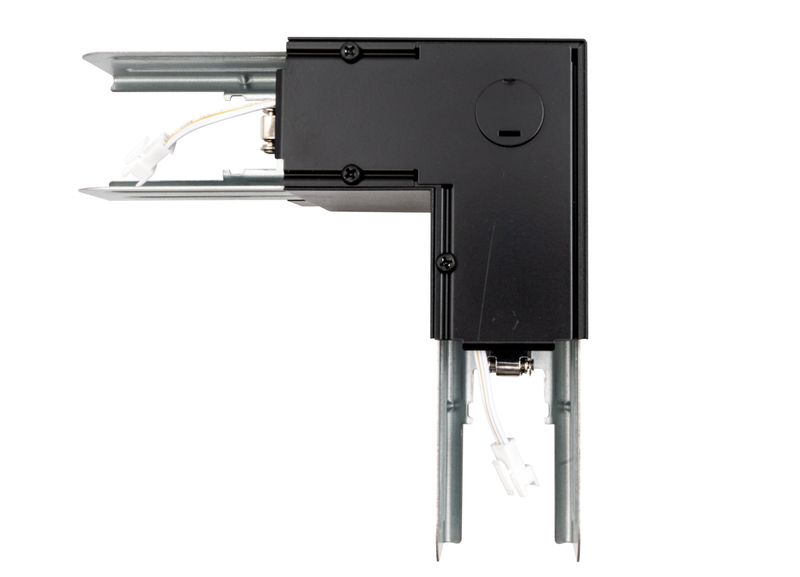 Topaz L Shape Connector Black for Architectural Strip