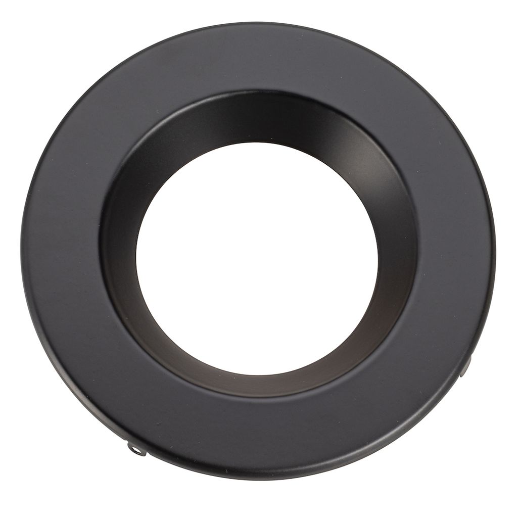 Topaz Trim 4in Black Smooth for RTL Downlights Steel (Performance & Economical)
