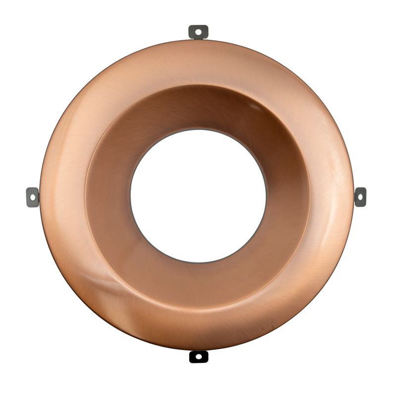 Topaz 10in Brushed Bronze Smooth Trim for CDL Integrated Driver Commercial Downlight