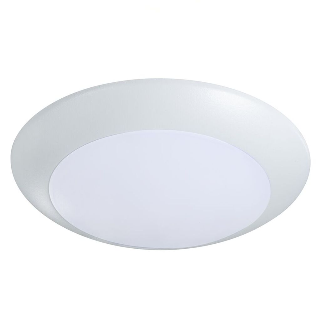Topaz 6in Surface Mount Downlight 5-CCT Selectable 15W 1230lm White Trim Dimmable 90CRI 120V Topaz 6in Surface Mount Downlight 5-CCT Selectable 15W 1230lm White Trim Dimmable 90CRI 120V