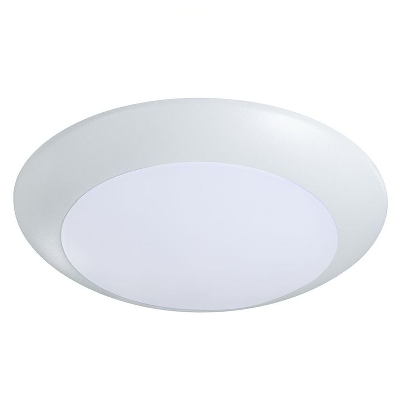 Topaz 6in Surface Mount Downlight 5-CCT Selectable 15W 1230lm White Trim Dimmable 90CRI 120V