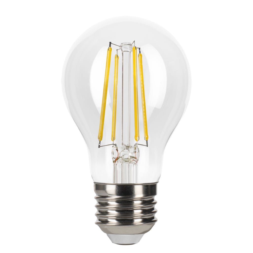 LED Filament A19 Bulb Medium (E26) Base 2700K 9W 810 Lumens (60W Equiv) Clear Dimmable T20/T24 Gen-4 LED Filament A19 Bulb Medium (E26) Base 2700K 9W 810 Lumens (60W Equiv) Clear Dimmable T20/T24 Gen-4