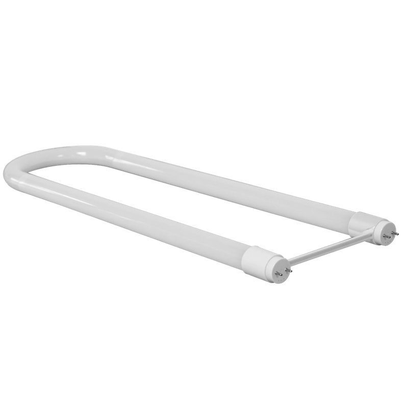 LED T8 6in U-Bend tube 13W 3500K DuoConnect Type A-B 110-277V 1950 Lumen 50000 hrs Medium Bi-Pin (G13) Base 83 CRI LED T8 6in U-Bend tube 13W 3500K DuoConnect Type A-B 110-277V 1950 Lumen 50000 hrs Medium Bi-Pin (G13) Base 83 CRI