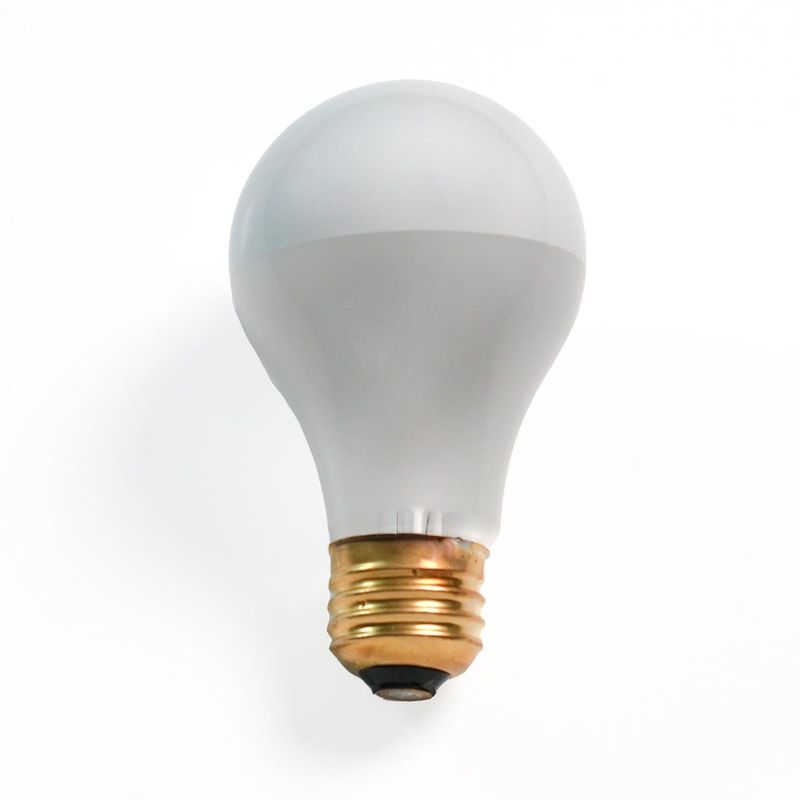 A19 Incandescent Silver Bowl Bulb 60W 2700K Medium (E26) Base 130V Frosted Dimmable A19 Incandescent Silver Bowl Bulb 60W 2700K Medium (E26) Base 130V Frosted Dimmable