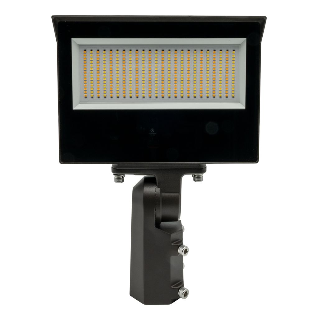 Topaz Flood Power 60-80-100W & 3-4-5K CCT Select to 15000lm Bronze Slipfitter and Yoke Mount Included Dimmable 120-277V Topaz Flood Power 60-80-100W & 3-4-5K CCT Select to 15000lm Bronze Slipfitter and Yoke Mount Included Dimmable 120-277V