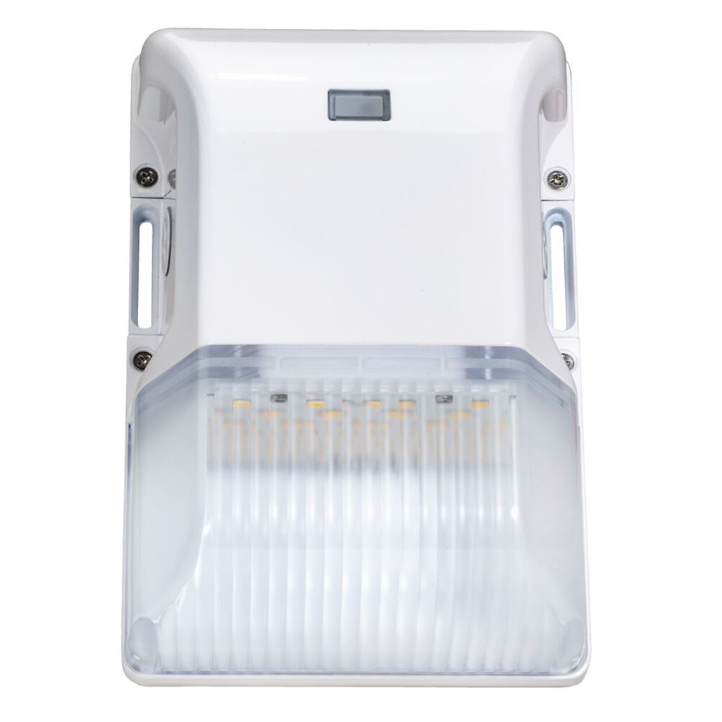 Topaz LED Compact Wallpack White 30W 3-CCT Select 3750lm 0-10V Dim with integrated PC