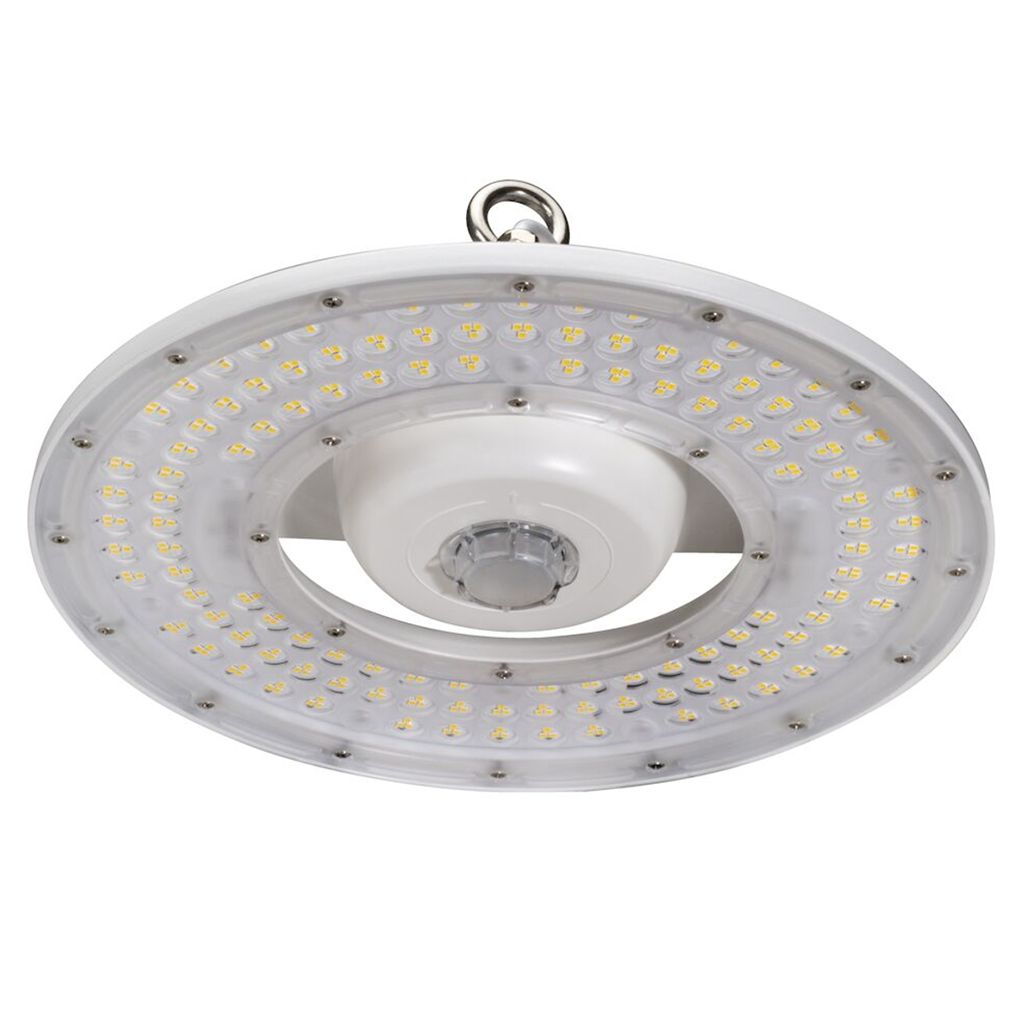 Topaz Satelitte Pro Round White Highbay HV 150W 5K to 20,700lm 277-480V Gen-3