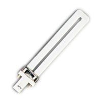 CFL Single Tube 2-Pin T4 Bulb G23 Base 9W 5000K Dimmable