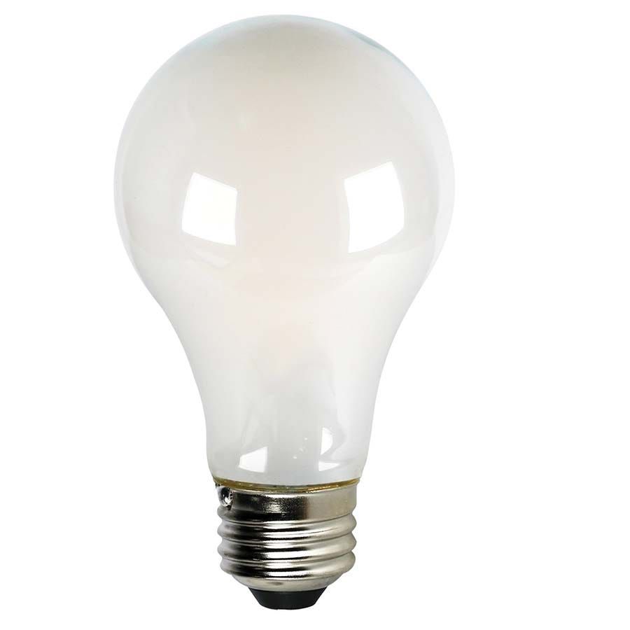 LED A-Shape (A19) Filament Bulb Frosted Medium (E26) Base 120V 800 Lumen 15000 hours 82 CRI Dimmable