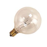 Incandescent Decorative Clear Globe G16 Bulb Candelabra Base 15W C-7A/3 Filament Dimmable