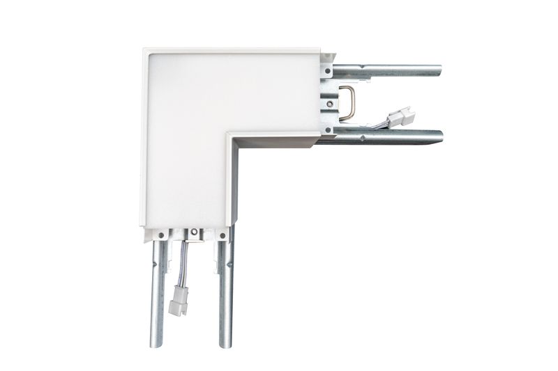 Topaz L Shape Connector White for Architectural Strip LSA