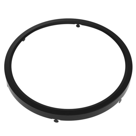 Surface Mount Disk 9in Round Trim Black