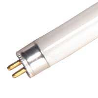 Fluorescent F8 T5 Tube 12in 8W 3000K Miniature Bi-Pin Base Preheat Start Non-Dimmable 400 Lumens Avg Life 6000 hrs