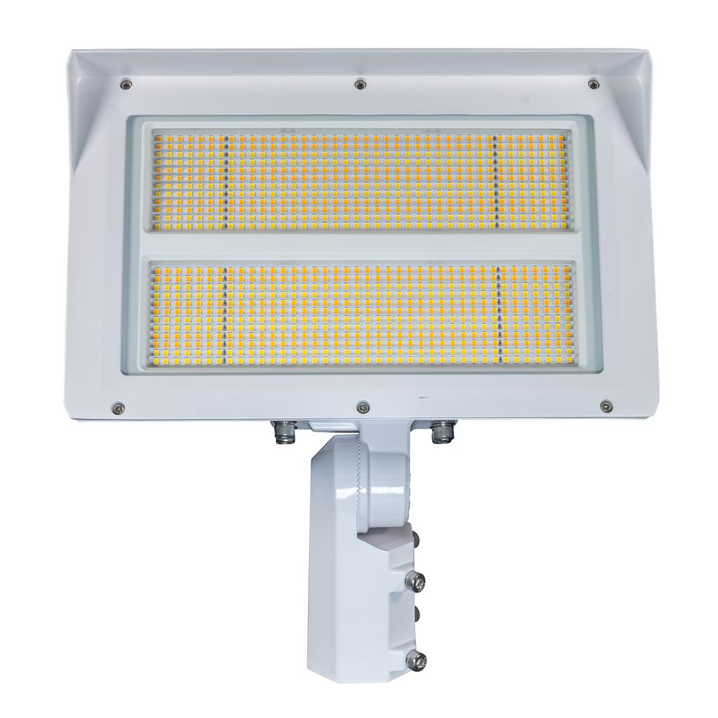 Topaz Flood Power 200-240-290W & 3-4-5K CCT Select to 43500lm White Slipfitter and Yoke Mount Included PC & 3-pin Recept Included Dimmable 120-277V Topaz Flood Power 200-240-290W & 3-4-5K CCT Select to 43500lm White Slipfitter and Yoke Mount Included PC & 3-pin Recept Included Dimmable 120-277V