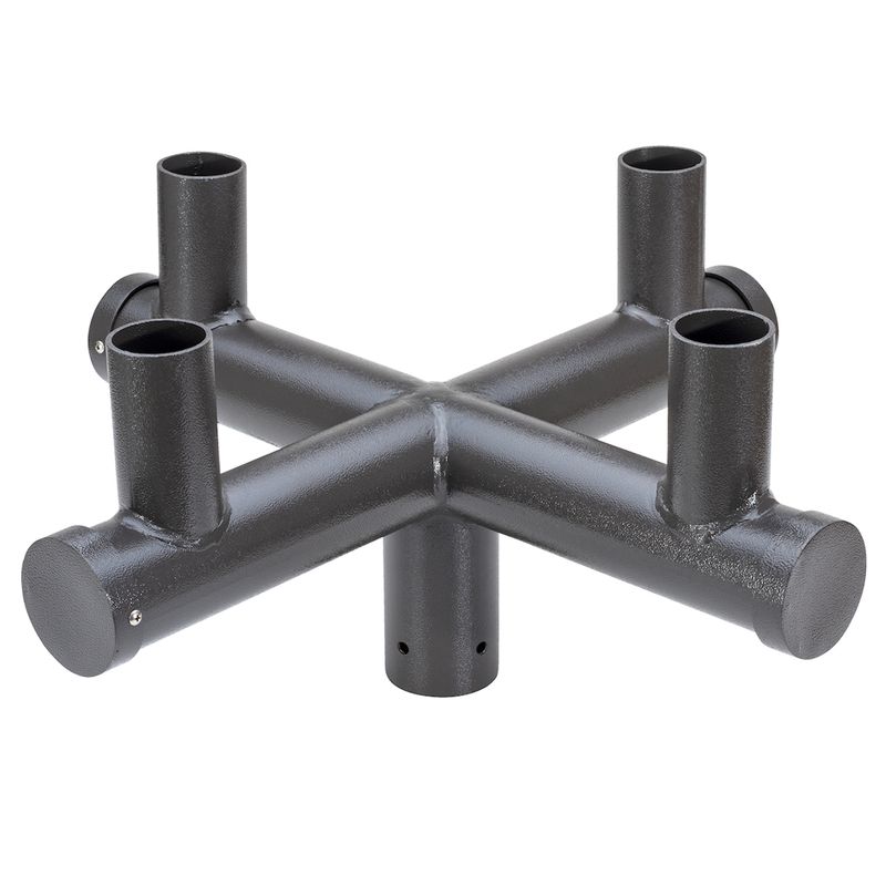 Topaz Pole Mount 4-Fixture at 90Deg Spacing Cross-Shape Bullhorn Bronze Topaz Pole Mount 4-Fixture at 90Deg Spacing Cross-Shape Bullhorn Bronze