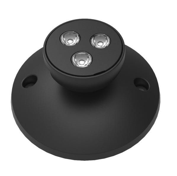 Emergence LED Single Remote Round Head Indoor - Black Emergence LED Single Remote Round Head Indoor - Black
