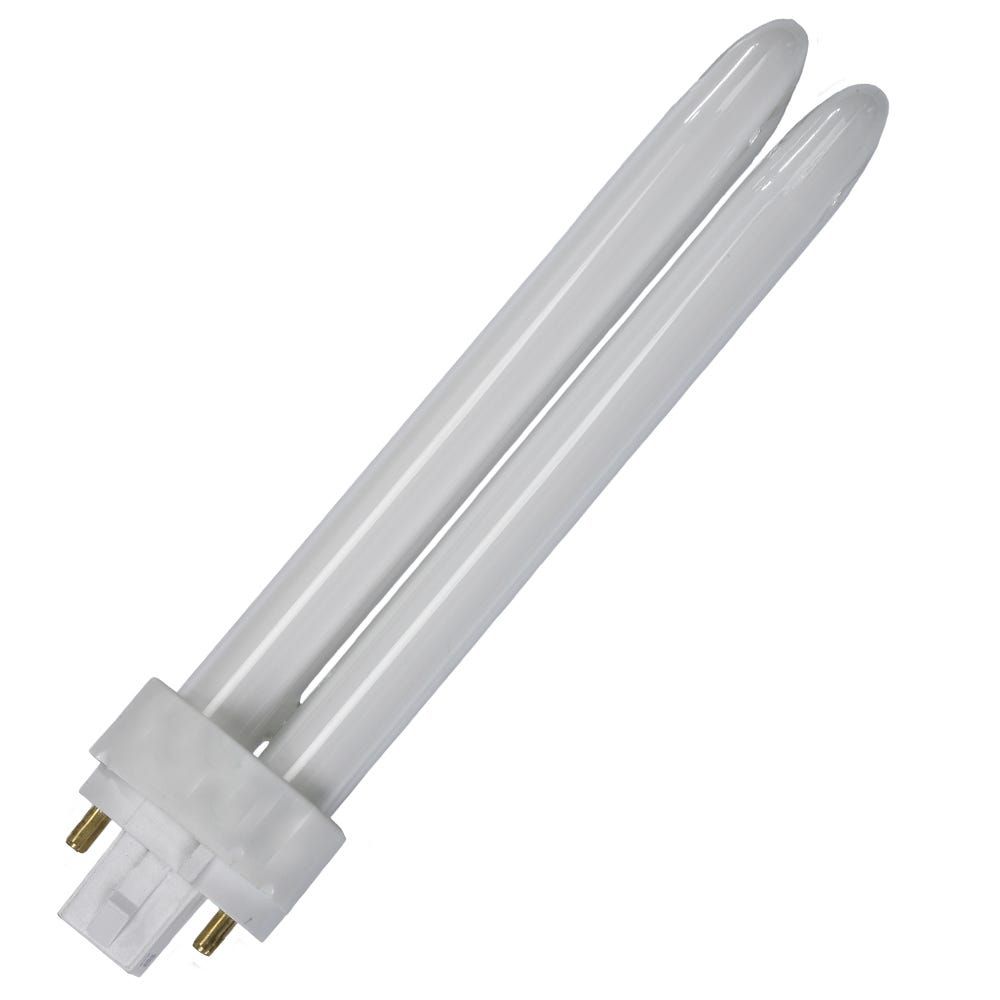 CFL Double Tube 2-Pin T4 Bulb G24D-3 Base 26W 4100K Dimmable