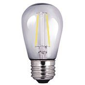 LED S14 Shape Filament Bulb Clear Medium (E26) Base 120V 200 Lumen 15000 hours 82 CRI Non-Dimmable