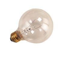 Incandescent Decorative Clear Globe G25 Bulb Medium (E26) Base 40W C-9 Filament Dimmable