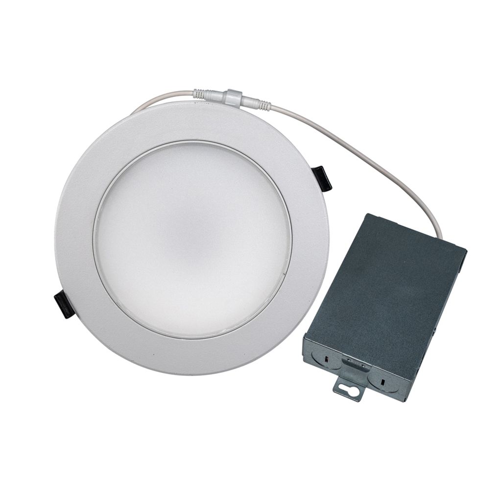 Topaz 6in Canless Adjustable Gimbal Recessed Downlight 15W 1250lm 5-CCT Select 120V 85W-Equiv Topaz 6in Canless Adjustable Gimbal Recessed Downlight 15W 1250lm 5-CCT Select 120V 85W-Equiv