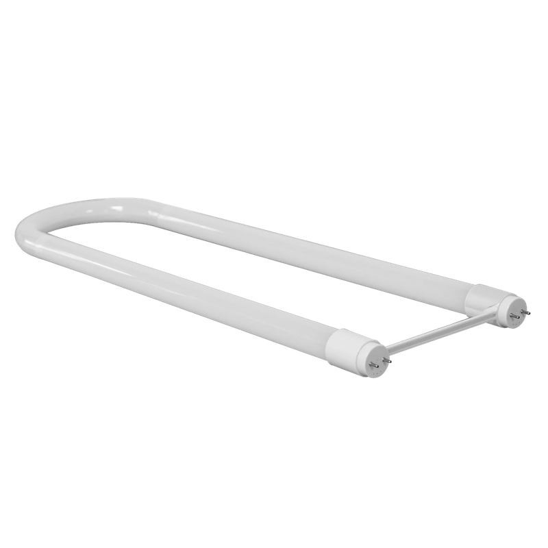 LED T8 6in U-Bend Tube 13W 5000K DuoConnect Type A-B 110-277V 2000 Lumen 50000 hrs Medium Bi-Pin (G13) Base 83 CRI LED T8 6in U-Bend Tube 13W 5000K DuoConnect Type A-B 110-277V 2000 Lumen 50000 hrs Medium Bi-Pin (G13) Base 83 CRI