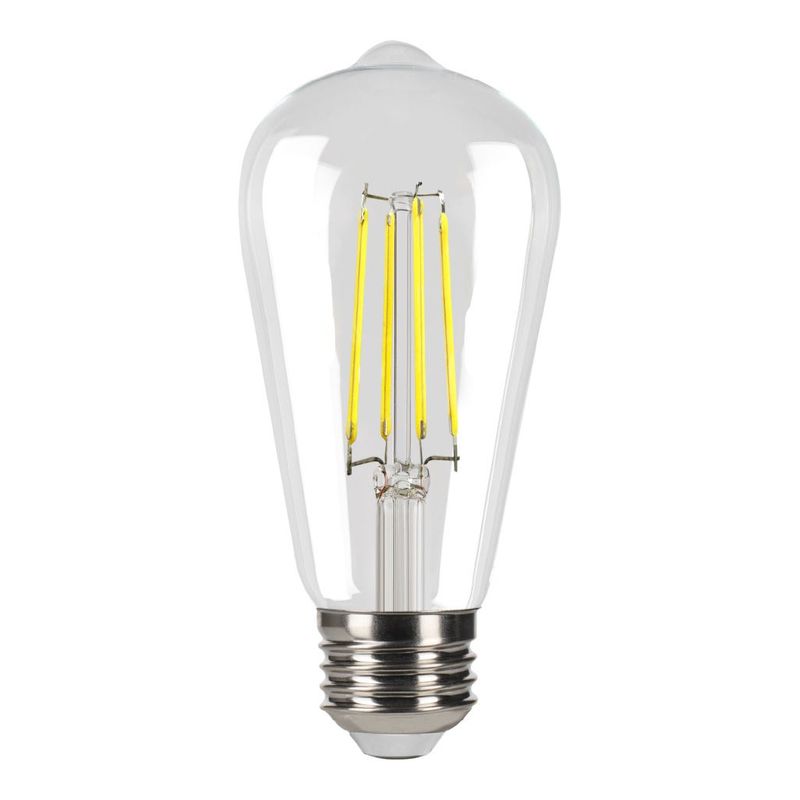 LED Filament Vintage ST19 Bulb Medium (E26) Base 5000K 9W 810 Lumens (75W Equiv) Glass Dimmable T20/T24 Gen-4