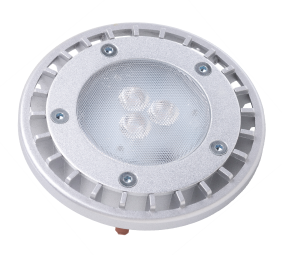 LED PAR36 Wide Flood 4W 2700K Dimmable 32 MP-Term Wet Location Silver 10-15V - 300 Lumen - 40000 hours - 80CRI