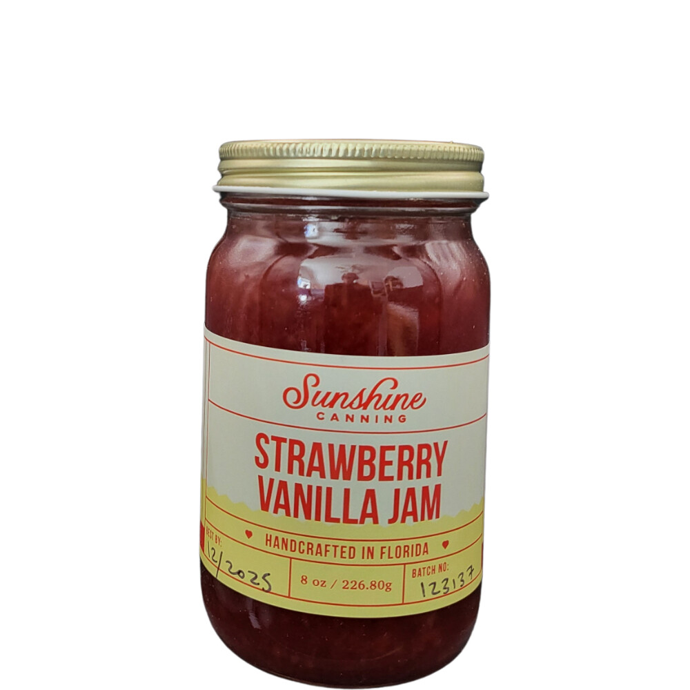 Indulge in Delight: Strawberry Vanilla Handcrafted Artisan Jam