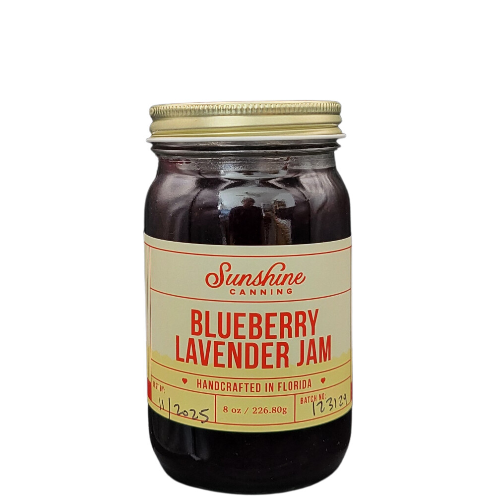 Delight in Blueberry Lavender Handcrafted Jam -  Artisanal Perfection