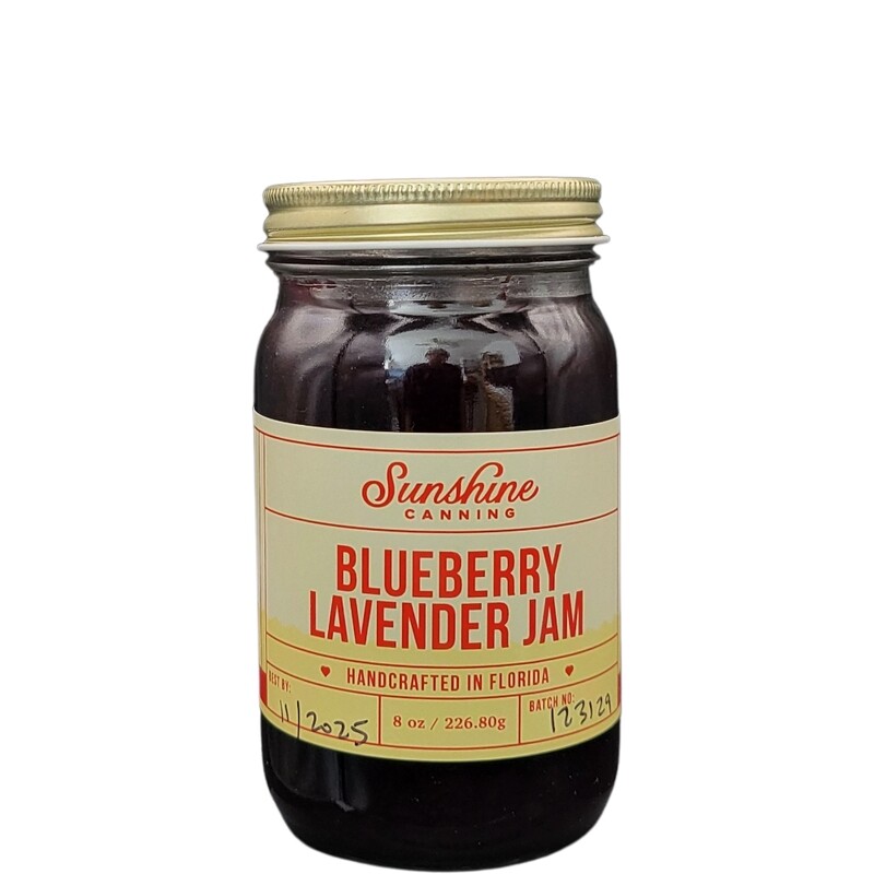 Delight in Blueberry Lavender Handcrafted Jam -  Artisanal Perfection