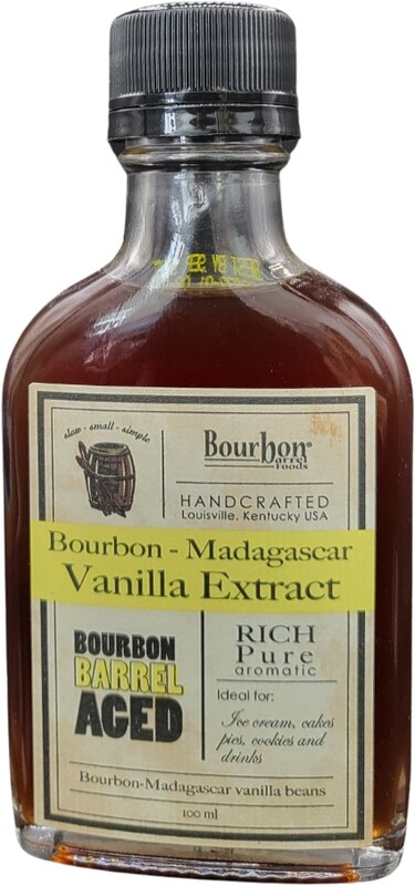 Bourbon Barrel Aged Madagascar Vanilla Extract: Gourmet Flavor Enhancer