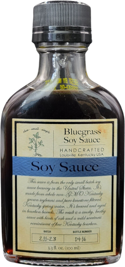 Artisan Bluegrass Soy Sauce: Bourbon Barrel-Aged &amp; Non-GMO Kentucky Crafted