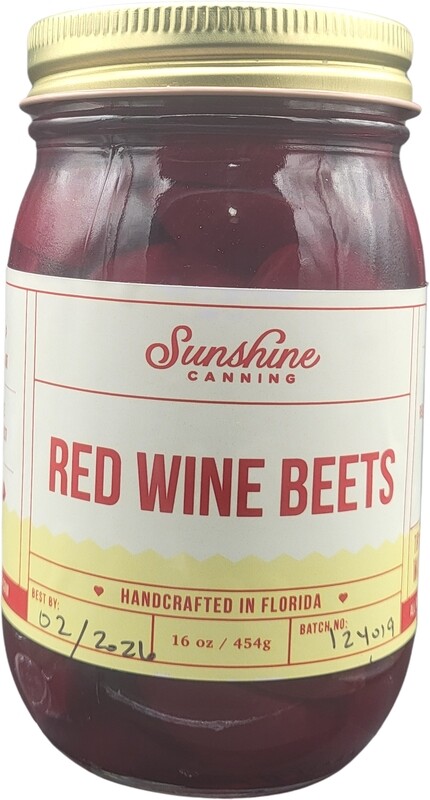 Ruby Rich Red Wine Beets: Gourmet Side Dish and Salad Delight