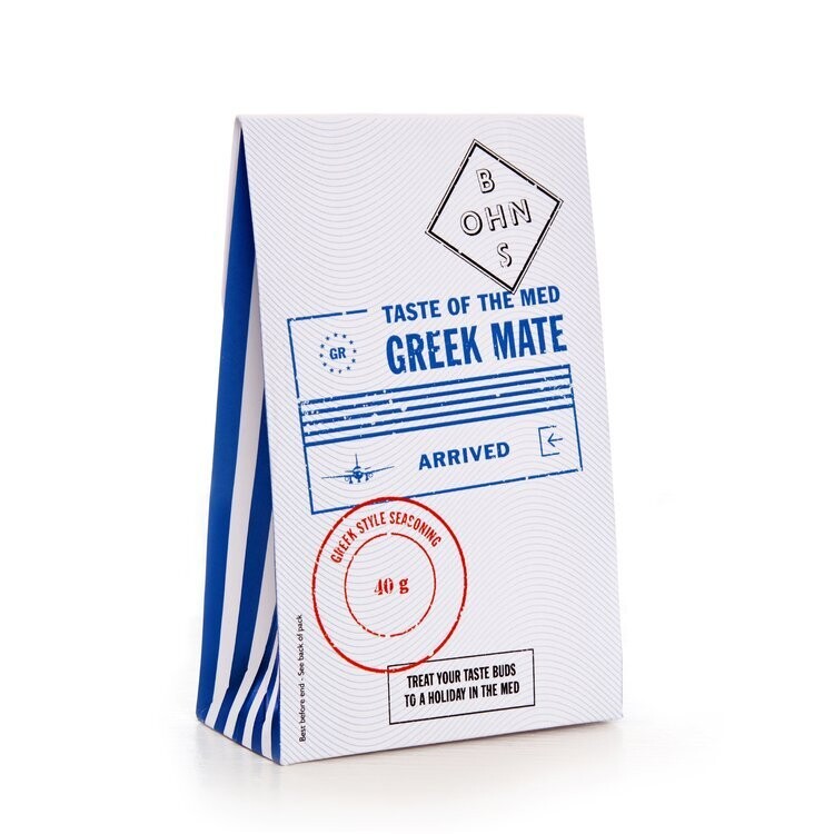 BOHNS Greek Mate Seasoning: Aromatic Greek Herbs for Grilling