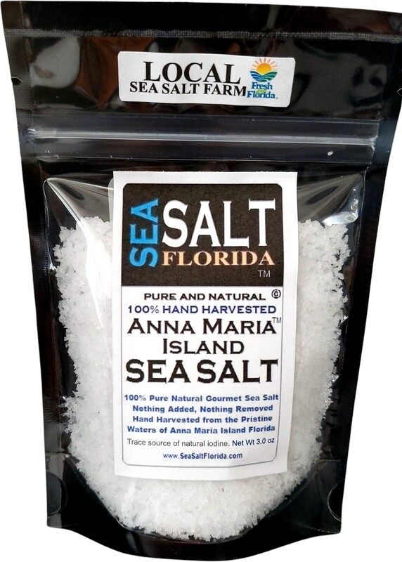 Anna Maria Sea Salt: 100% Pure Hand-Harvested Florida Sea Salt for Gourmet Cooking