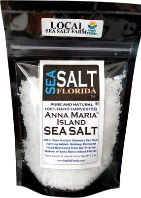 Anna Maria Sea Salt: Hand Harvested, 100% Pure Florida Sea Salt