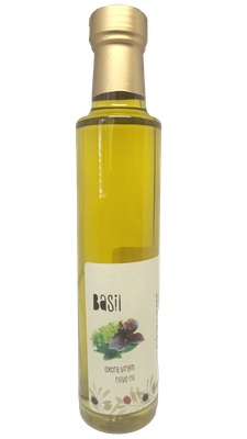Aromatic Signature Basil Infused Extra Virgin Olive Oil - Fresh Herb Essence, Premium Quality  250ml